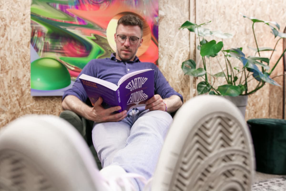 Founder Kees Wilms van Kersbergen working on Cocoon